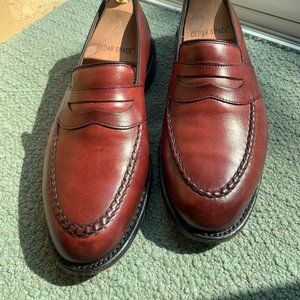 Allen Edmonds Randolph Penny Loafers Size 9 in Merlot